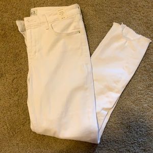 White Abercrombie Jeans. Never worn